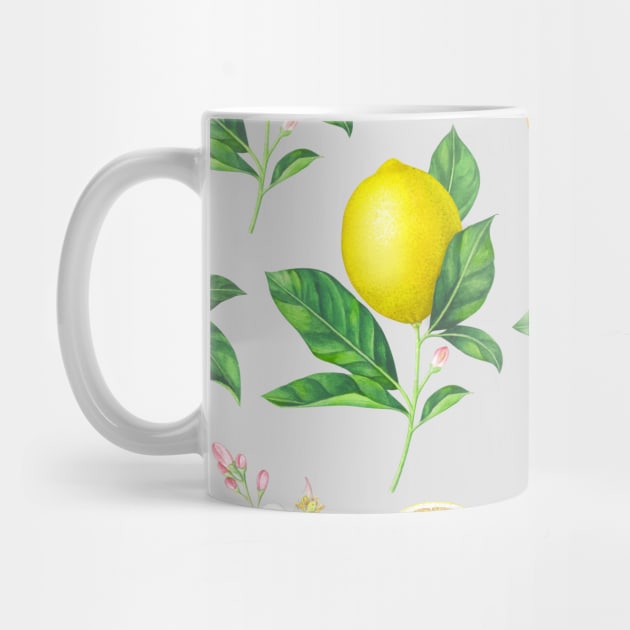 Lemon fruits pattern by GreekTavern